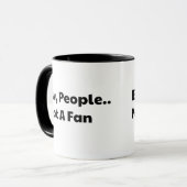 Igitt Leute, kein Fan Tasse (Vorderseite Links)