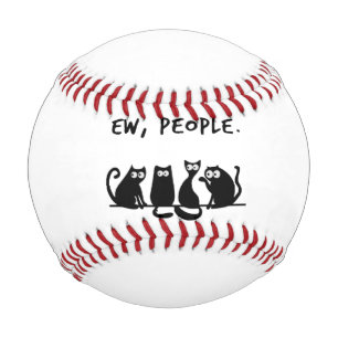 Igitt Leute Lustige Miauende Schwarze Katzen  Baseball
