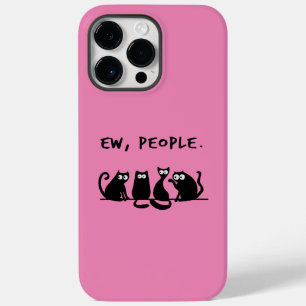 Igitt Leute Lustige Miauende Schwarze Katzen Case-Mate iPhone 14 Pro Max Hülle