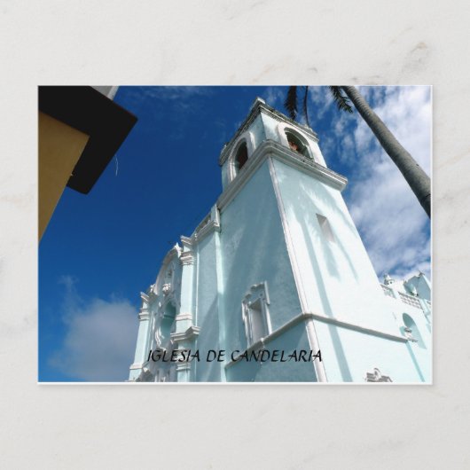 Iglesia De Candelaria—Tlacotalpan, Mexiko Postkarte (Vorderseite)