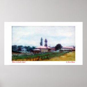 Iglesia de Centulle (Lugo) Poster
