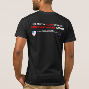 IGLESIA DEL AMOR T - SHIRT ESPANOL CON ESCUDO