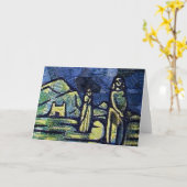 Iglesia Karte (Gelbe Blume)