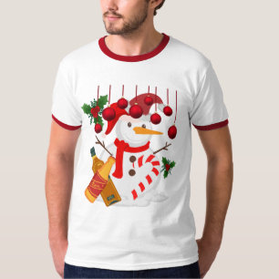 Iglu mit Bier - Funny Christmas Iglu Biergeschenk T-Shirt