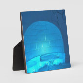 Iglu Room im Hotel de Glace, Quebec, Kanada Fotoplatte (Vorderseite)