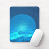Iglu Room im Hotel de Glace, Quebec, Kanada Mousepad (Mit Mouse)