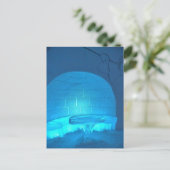 Iglu Room im Hotel de Glace, Quebec, Kanada Postkarte (Stehend Vorderseite)