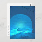 Iglu Room im Hotel de Glace, Quebec, Kanada Postkarte (Vorne/Hinten)