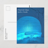 Iglu Room im Hotel de Glace, Quebec, Kanada Postkarte (Vorne/Hinten)