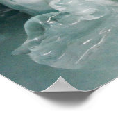 Iglu und Eskimo im Eis Poster (Ecke)