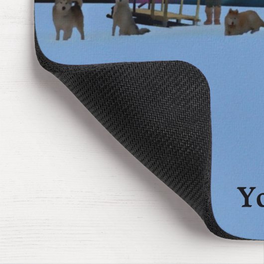 Iglu und Nordlichter Mousepad (Ecke)