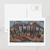 Ignacio, Colorado - Große Buchstabenszenen Postkarte (Vorne/Hinten)