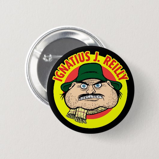 Ignatius J. Reilly Button (Vorne & Hinten)