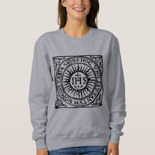 Ignatius Loyola, Christogram Sweatshirt (Vorderseite)
