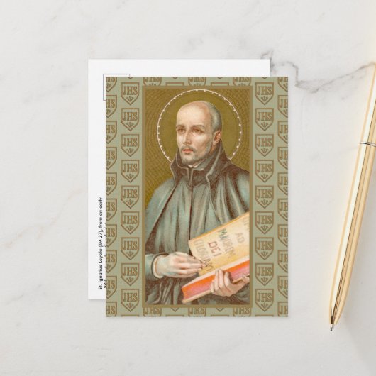 Ignatius Loyola (JM 27) Postkarte (Vorderseite/Rückseite Beispiel)