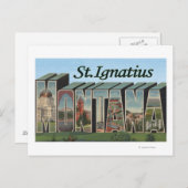 Ignatius, Montana Postkarte (Vorne/Hinten)