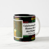 IGNATIUS SANCHO PERSONALISIERT | Black History Mon Zweifarbige Tasse (VorderseiteRechts)