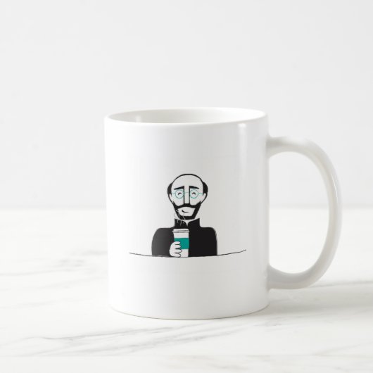 Ignatius und sein Kaffee Anzeige majorem Dei Kaffeetasse (Rechts)