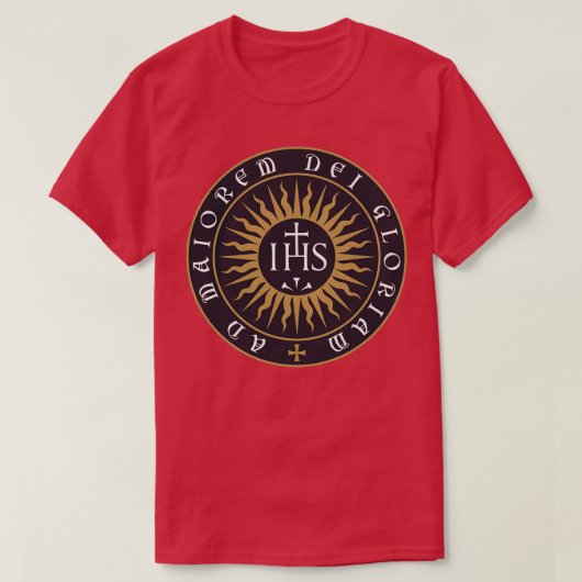 Ignatius von Loyola Gesellschaft Jesu T-Shirt (Design vorne)