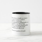 Ignatius von Loyola Tasse (Zentrum)