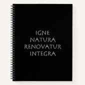 Igne natura renoatur integra notizblock (Vorderseite)