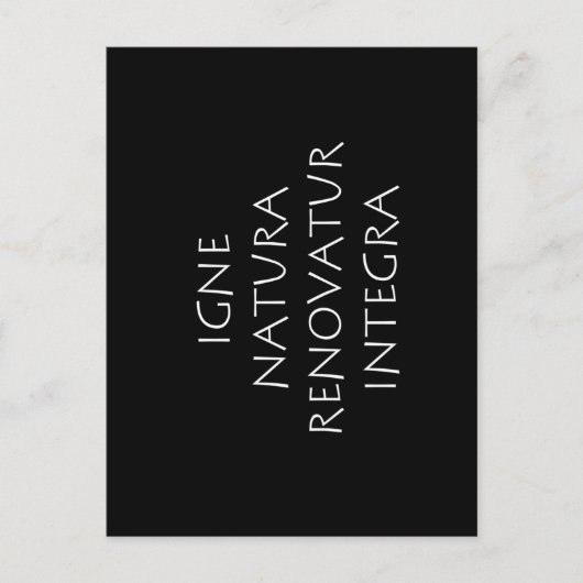 Igne natura renoatur integra postkarte (Vorderseite)
