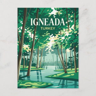 Igneada-Auwälder-Nationalpark Türkei Postkarte