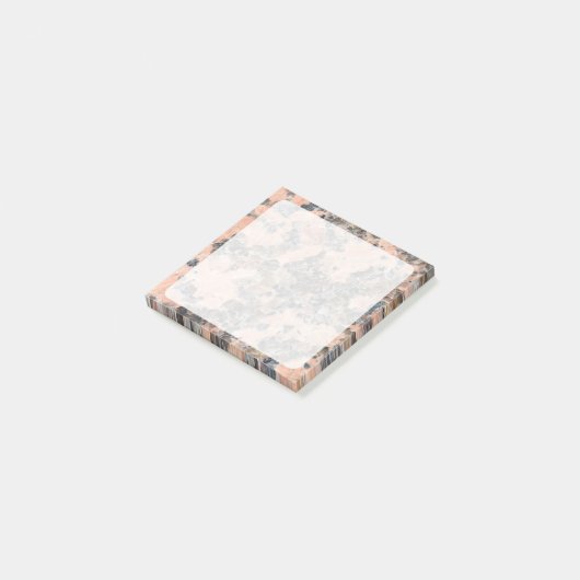 Igneous Granite- Geologist's Rock Textured Post-it Klebezettel (angewinkelt)