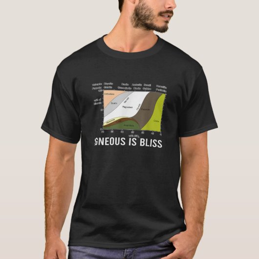 Igneous ist Bliss Geology Rock Geek Spaß Forest Ro T-Shirt (Vorderseite)