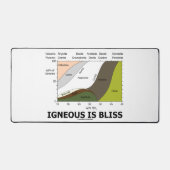 Igneous ist Bliss Silica Geologie Spaß Schreibtischunterlage (Vorderseite)