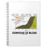 Igneous ist Bliss (Silikon-Inhaltsstoffe neugierig Notizblock (Vorderseite)