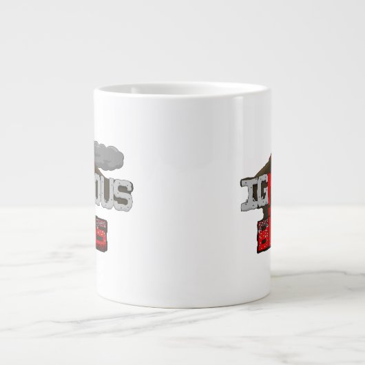 Igneous ist der Vulkan Bliss Jumbo-Tasse (Vorderseite)