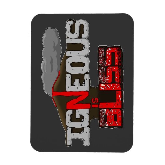 Igneous ist der Vulkan Bliss Magnet (Vertikal)