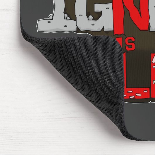 Igneous ist der Vulkan Bliss Mousepad (Ecke)