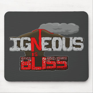 Igneous ist der Vulkan Bliss Mousepad
