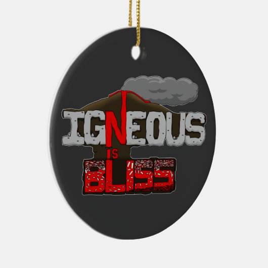 Igneous ist der Vulkan Bliss Ornament (Rechts)