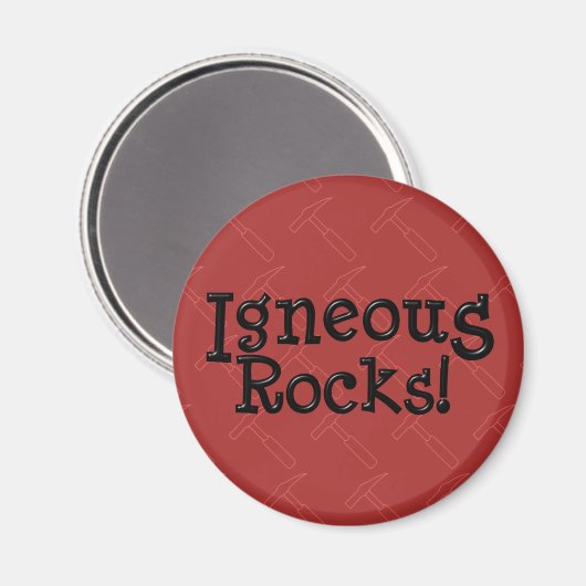 Igneous Rocks! Magnet (Vorderseite/Rückseite)