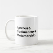 Igneous Sedimentary Metamorphic| Gesteinstypen Kaffeetasse (Links)