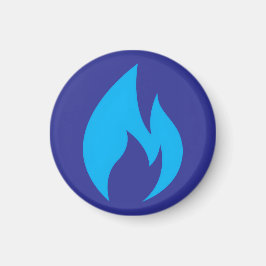Ignite Blue Flame Magnet