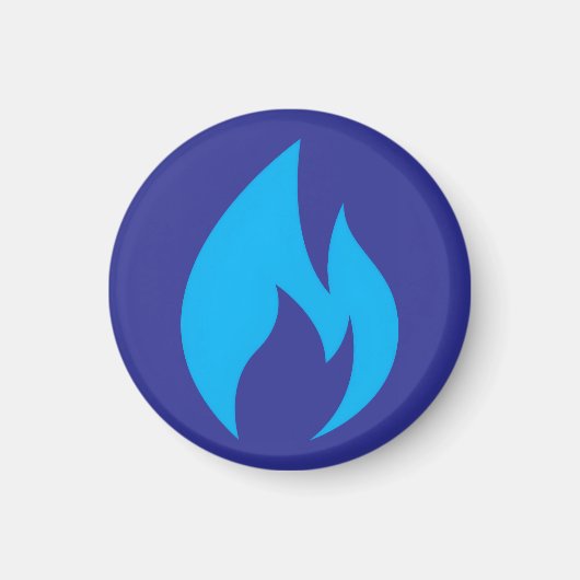 Ignite Blue Flame Magnet (Vorne)