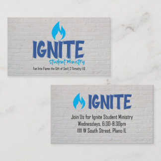 Ignite-Einladungskarte Platzkarte