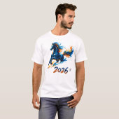 IGNITE,Midnight Ember Stallion Graphic T-Shirt (Vorne ganz)
