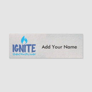 Ignite Namensschilder Namensschild