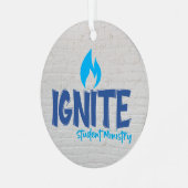 Ignite Ornament Aus Metall (Vorderseite links)