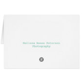 "Ignition" Klassische Kinderkarte des Vaters (Rückseite Horizontal)