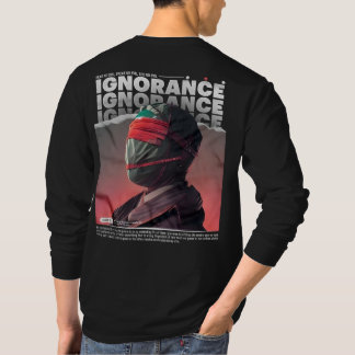 IGNORANCE verschleiert Gesicht Brutalismus Streetw T-Shirt