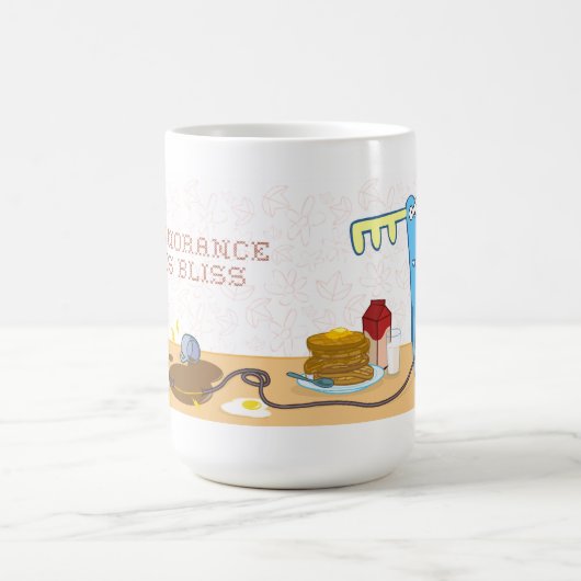 Ignoranz ist Glück Kaffeetasse (Mittel)