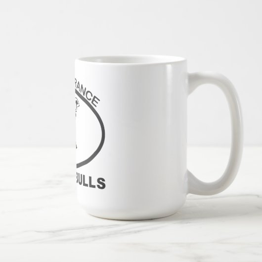 IGNORANZ NICHT PITBULL DES VERBOT-PITBULL KAFFEETASSE (Rechts)