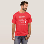 Ignoranz und Apathie T-Shirt (Vorne ganz)