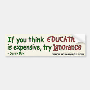 Ignoranzaufkleber - Licht Autoaufkleber